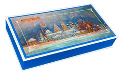 Коломенская пастила большой музыкальный подарок "Старый город" ассорти, коробка 1000 г 00096