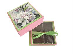 Коломенская пастила смоква "Вишневая косточка" коробка зеленая малая 1913