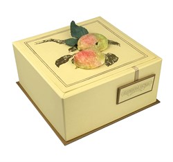 Коломенская пастила торт "Эх, яблочко!" с яблочным джемом, музыкальная коробка 1921