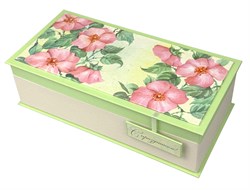 Коломенская пастила  подарочный набор с вазой  "Шиповник" муз. коробка 200 г 1925