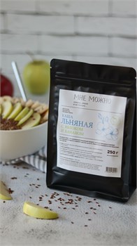 Каша льняная "Мне можно", с яблоком и бананом, 250 г 1940